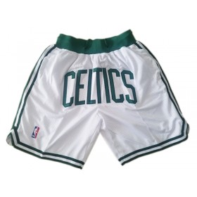 NBA Boston Celtics Homme Shorts à poche Blanc Swingman